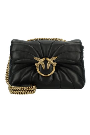 PINKO Handtasche nero-antique gold
