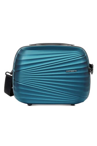 PACTASTIC Kulturbeutel turquoise metallic