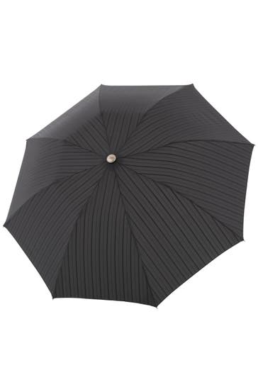 DOPPLER MANUFAKTUR Regenschirm schwarz-grau