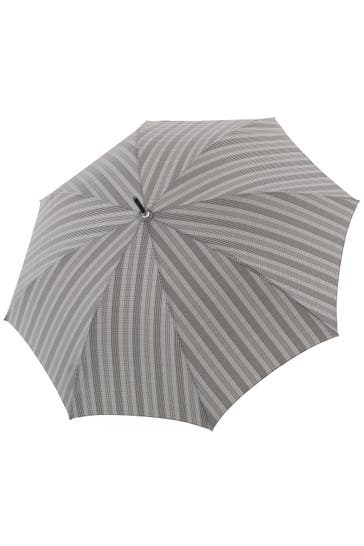 DOPPLER MANUFAKTUR Regenschirm schwarz-grau