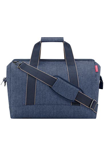 REISENTHEL Weekender herringbone dark blue
