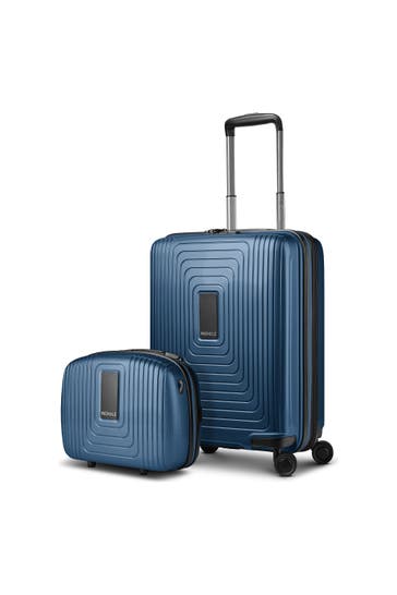 REDOLZ Koffer dark blue metallic