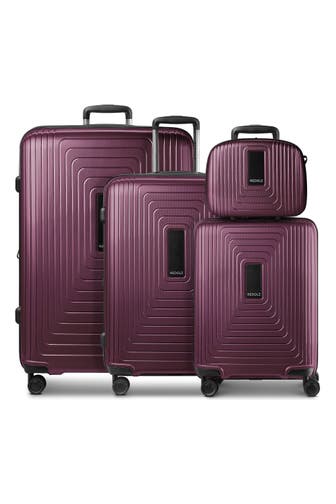 REDOLZ Koffer aubergine metallic