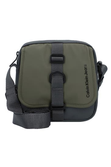 CALVIN KLEIN Umhängetasche dark grey-dusty olive