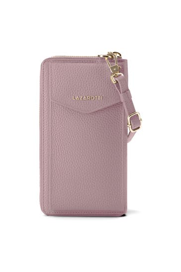 LAZAROTTI Bologna Leather Zip-Around Geldbörse Handytasche Leder 19 cm