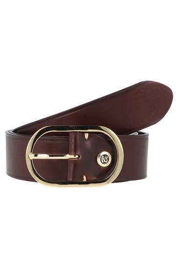 B.BELT Business-Gürtel dunkelbraun