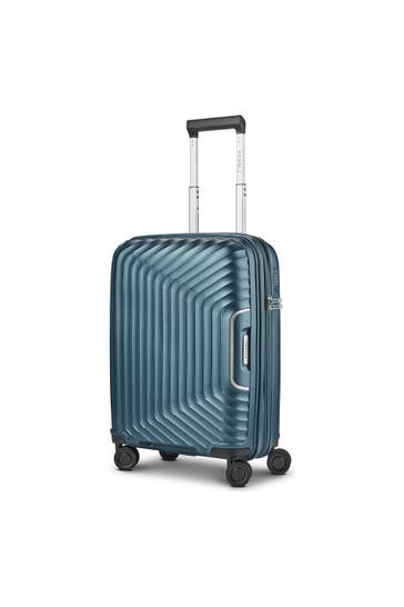 REDOLZ Koffer blue metallic