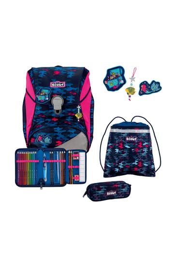 SCOUT Alpha Schulranzen-Set 4-teilig