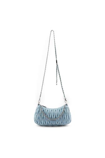 SEIDENFELT Umhängetasche sea blue