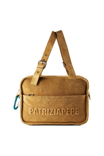 PATRIZIA PEPE Handtasche sand beige suede