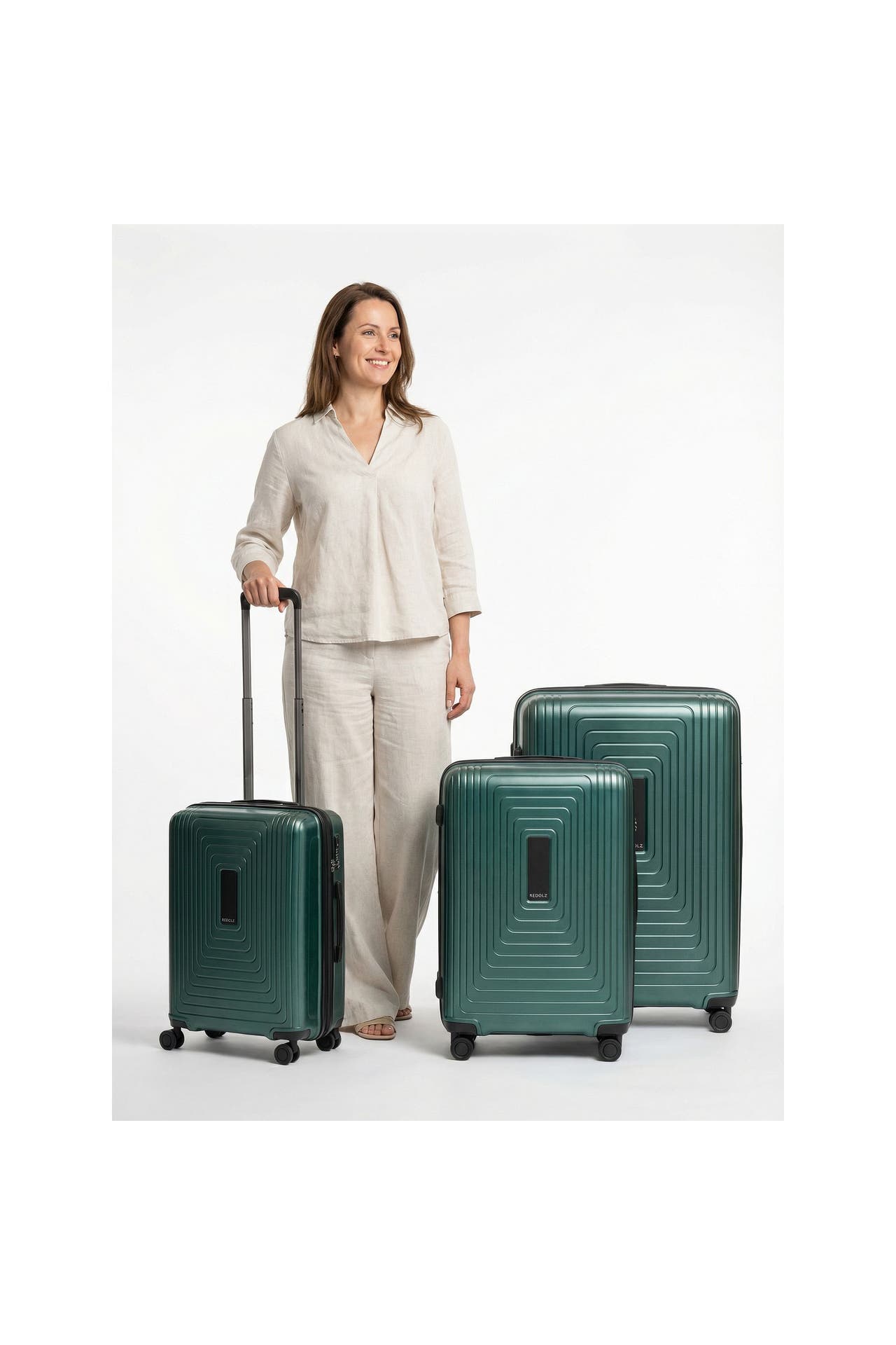 REDOLZ Koffer pearl-green metallic, Bild 1