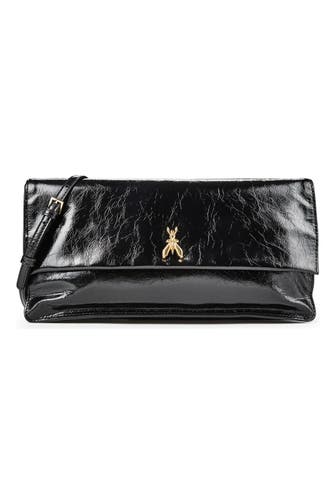PATRIZIA PEPE Umhängetasche crinkle black