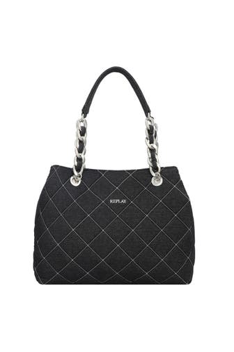 REPLAY Handtasche denim black