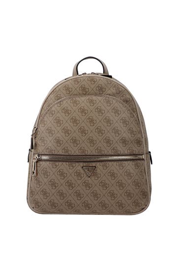 GUESS Rucksack latte logo