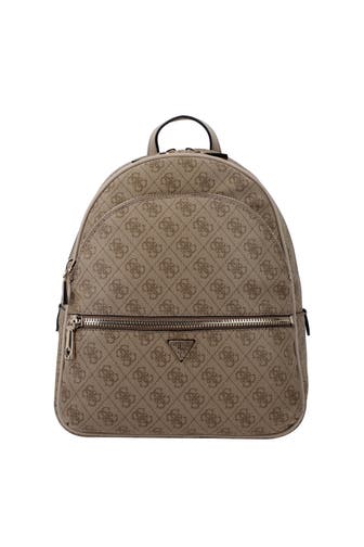 GUESS Rucksack latte logo