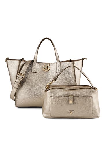 U.S. POLO ASSN. Shopper light gold