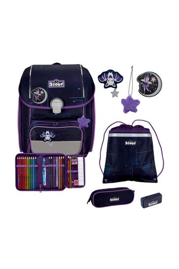 SCOUT Genius Exklusiv Safety Light Schulranzen-Set
