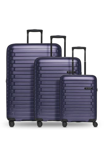 PACTASTIC Kofferset purple-metallic