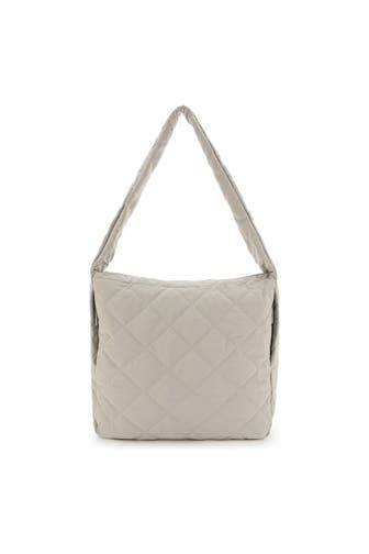 SEIDENFELT Handtasche cool grey