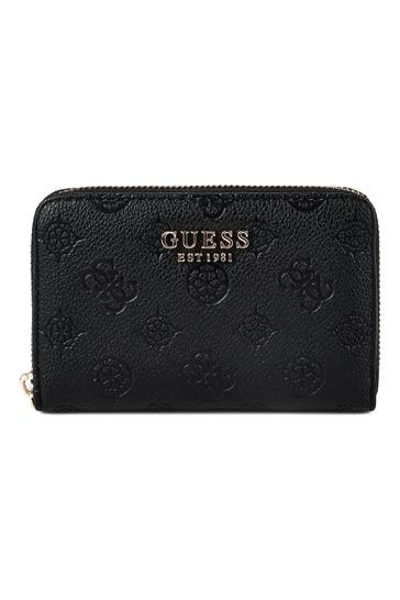 GUESS Geldbörse black logo