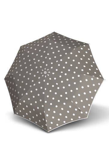 KNIRPS Regenschirm dot art taupe
