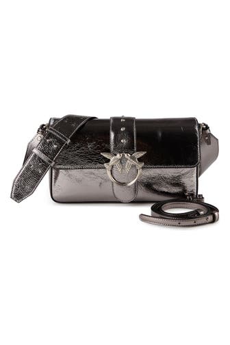 PINKO Umhängetasche antracite silver