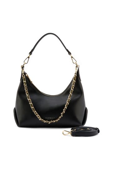 SEIDENFELT Umhängetasche black