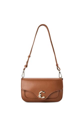COCCINELLE Handtasche cognac