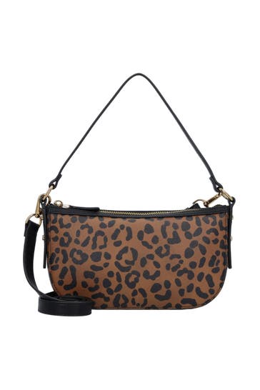 FOSSIL Handtasche black-leopard
