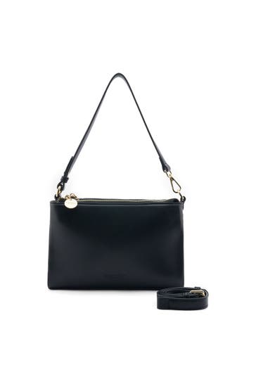 SEIDENFELT Umhängetasche black