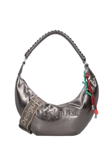 DESIGUAL Umhängetasche brushed silver