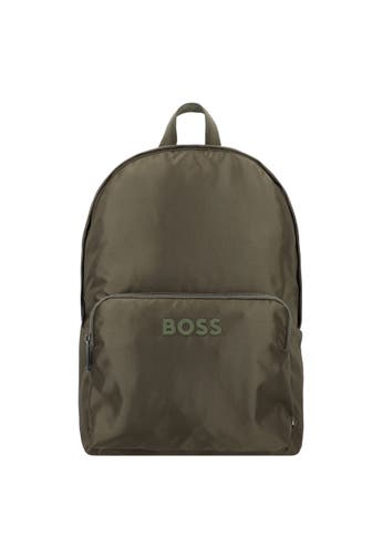 BOSS Rucksack dark green