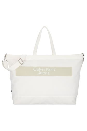 CALVIN KLEIN Weekender bright white