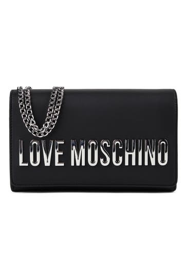 LOVE MOSCHINO Umhängetasche nero-silber