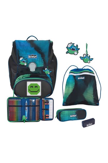 SCOUT Alpha Schulranzen-Set 5-teilig