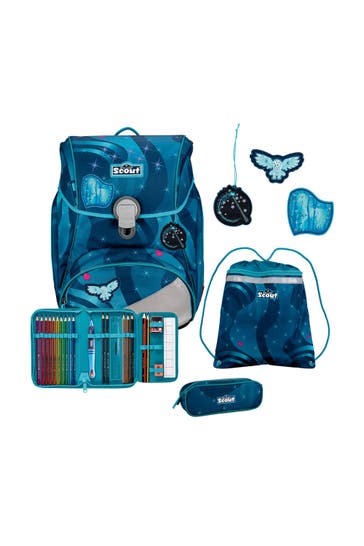 SCOUT Alpha Schulranzen-Set 4tlg.