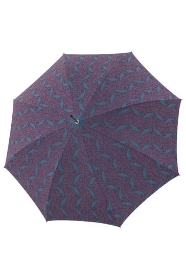 DOPPLER MANUFAKTUR Regenschirm blau gemustert
