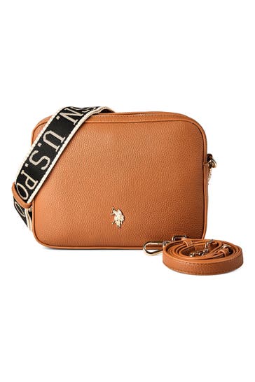 U.S. POLO ASSN. Umhängetasche camel