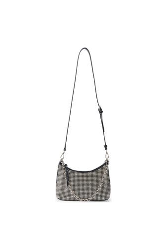 SEIDENFELT Umhängetasche silver
