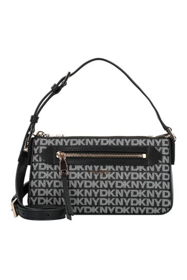 DKNY Handtasche black logo- black