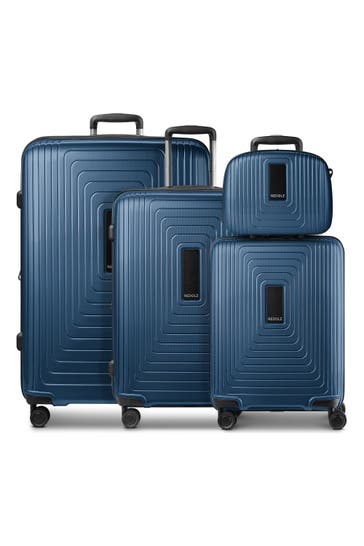 REDOLZ Koffer dark blue metallic