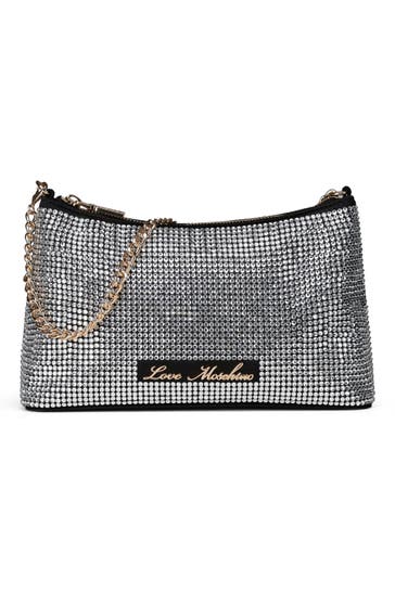 LOVE MOSCHINO Handtasche black-silver