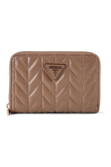 GUESS Geldbörse dark taupe