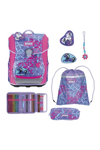 SCOUT Neo Schulranzen-Set 4-teilig