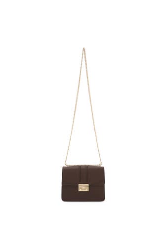 SEIDENFELT Umhängetasche dark brown