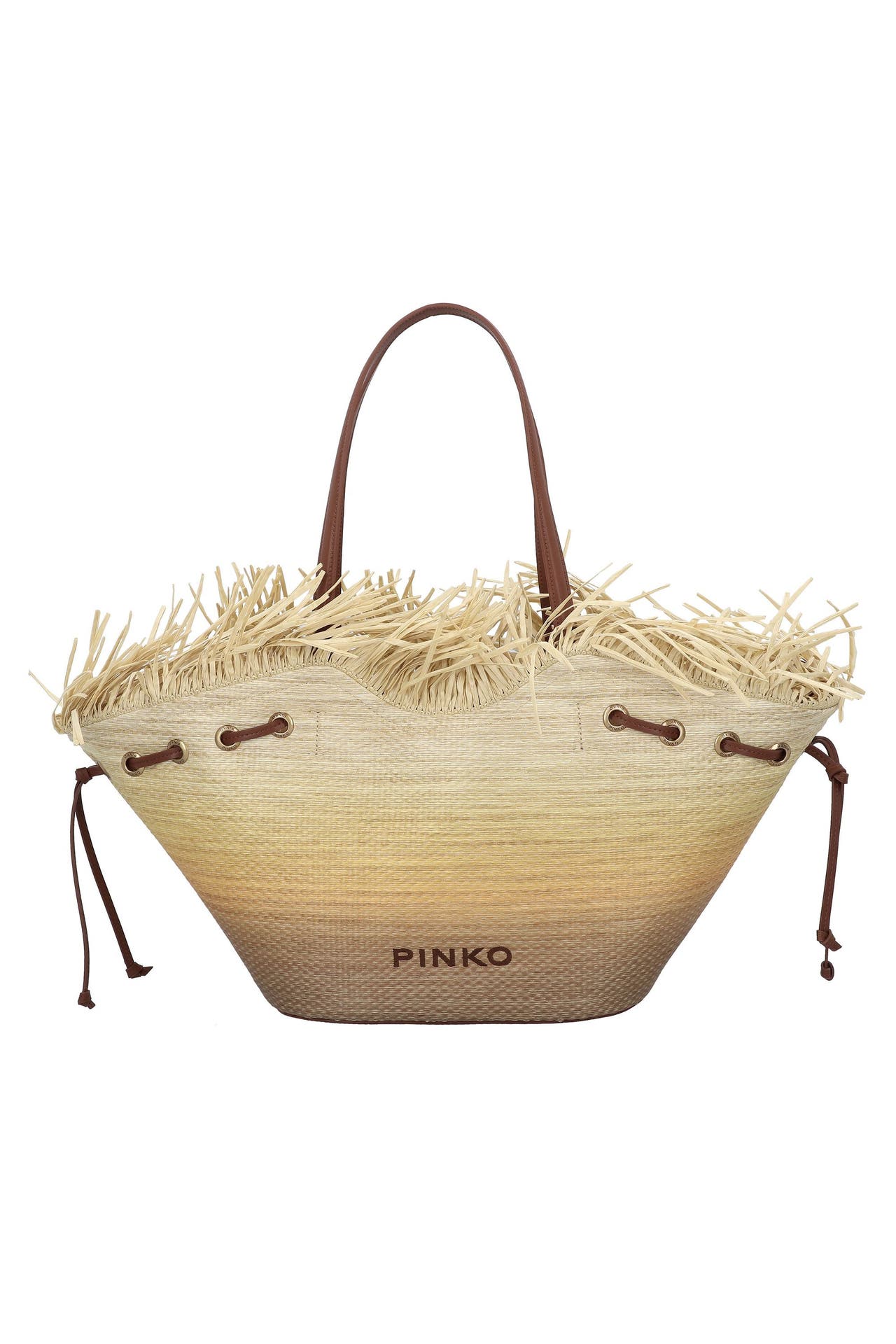 PINKO Shopper cuoio-giallo-naturale, Bild 1