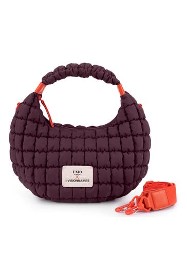 LES VISIONNAIRES Handtasche dark wine