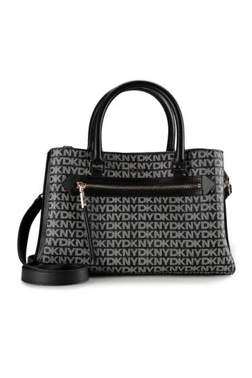 DKNY Shopper black logo- black