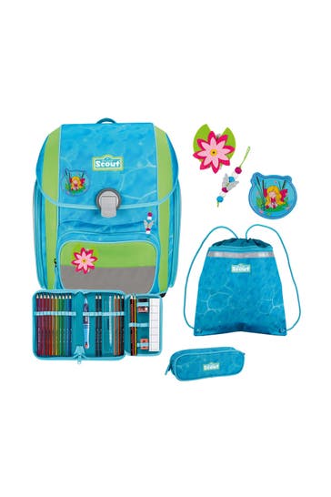 SCOUT Genius Schulranzen-Set 4-teilig