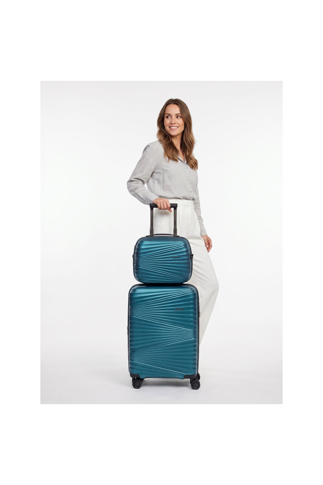 PACTASTIC Kulturbeutel turquoise metallic, Bild 1